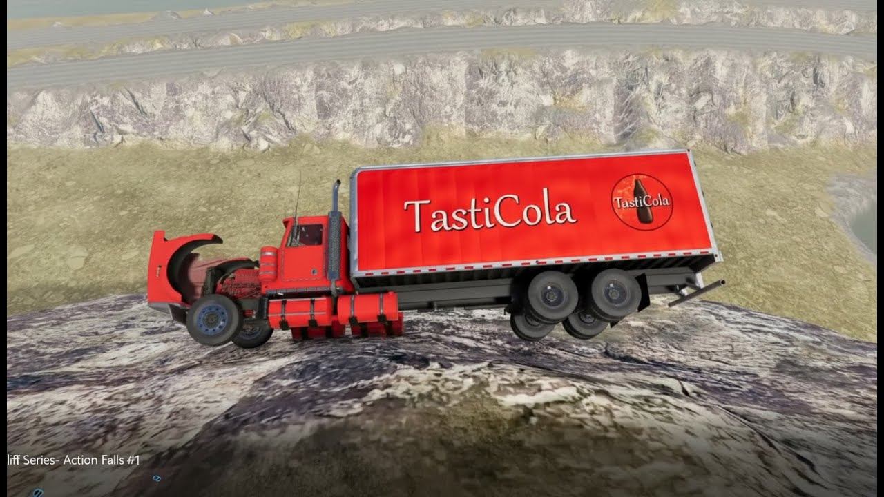 Cliff Series #4 – Insane Cliff Fall | BeamNG.drive