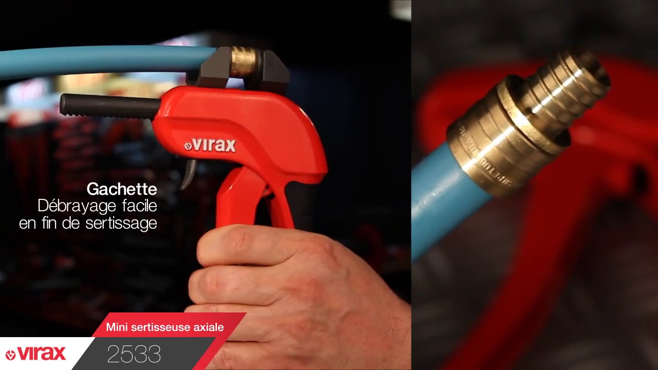 Sertisseuses axiales manuelles de Virax