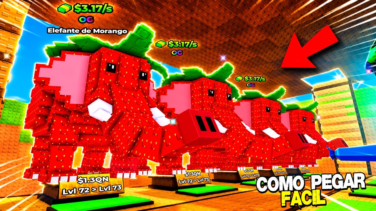 COMO PEGAR BRAINROTS OG e CELESTIAL NO CHUTE UM BLOCO DA SORTE no ROBLOX 🤩
