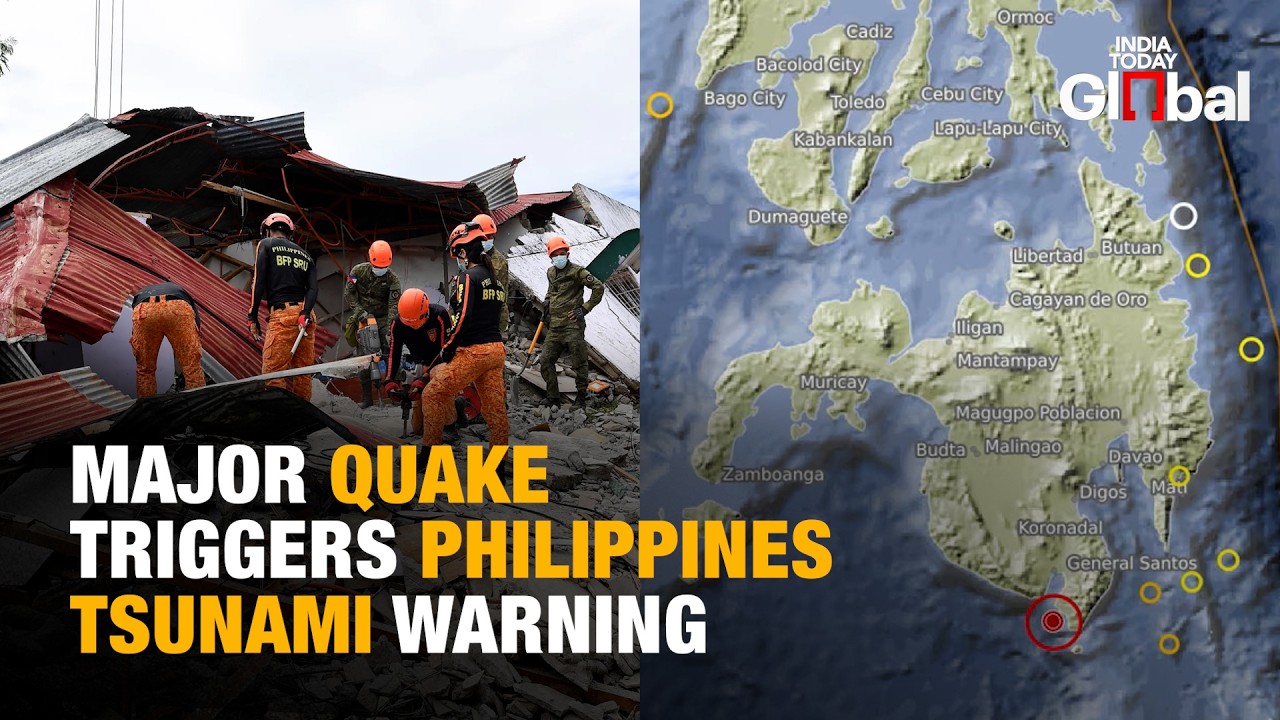 JUST IN: 7.8-Magnitude Earthquake Strikes Philippines, Tsunami Warning Issued for Regional Coasts