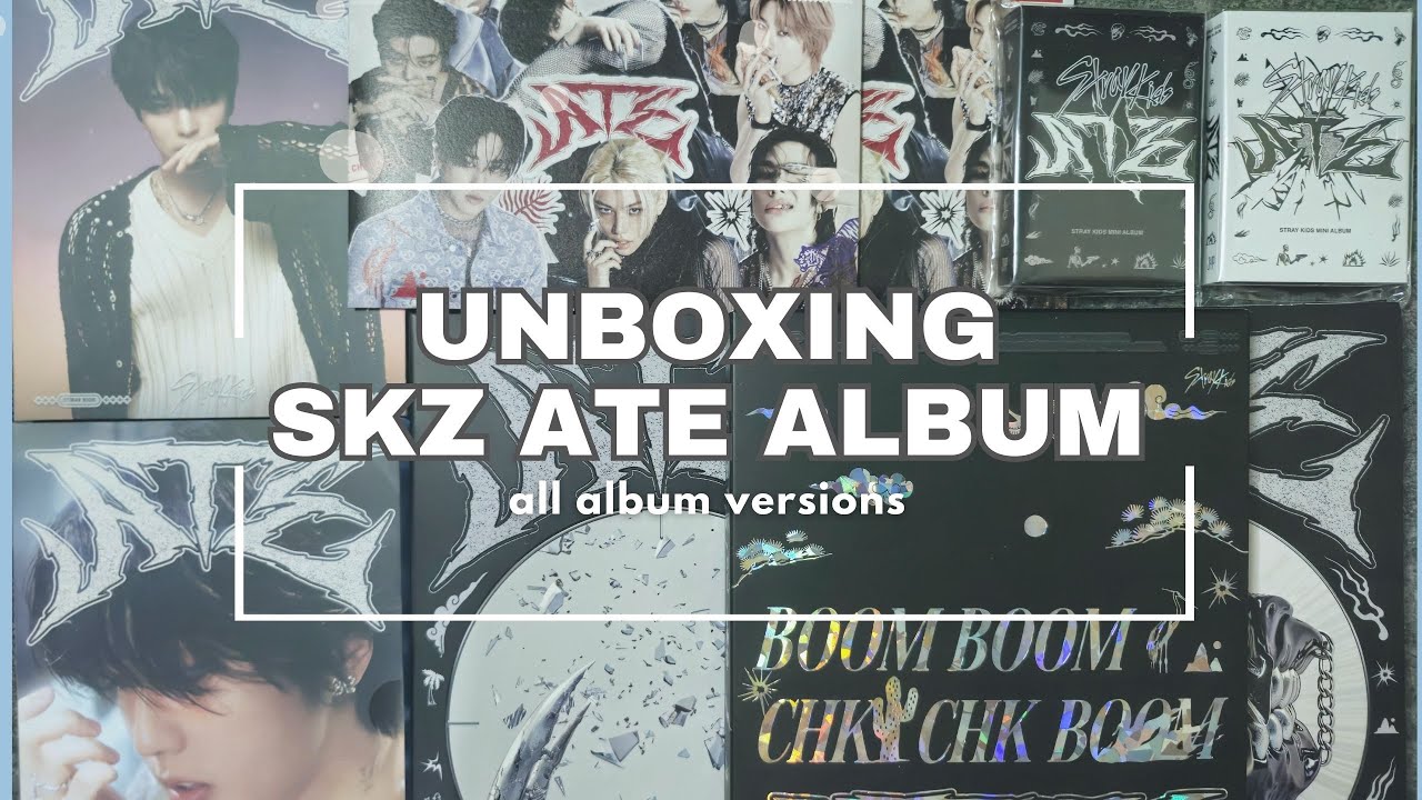 [UNBOXING] Let's unbox Stray Kids ATE albums 🥠~