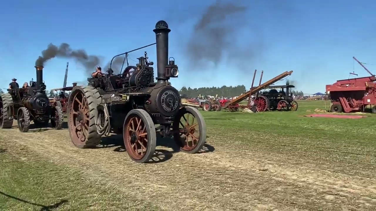 Wheat 🌾 & Wheels 🛞 Rally 2024 - Traction Engines - Ashburton, New Zealand #vintage #tractions
