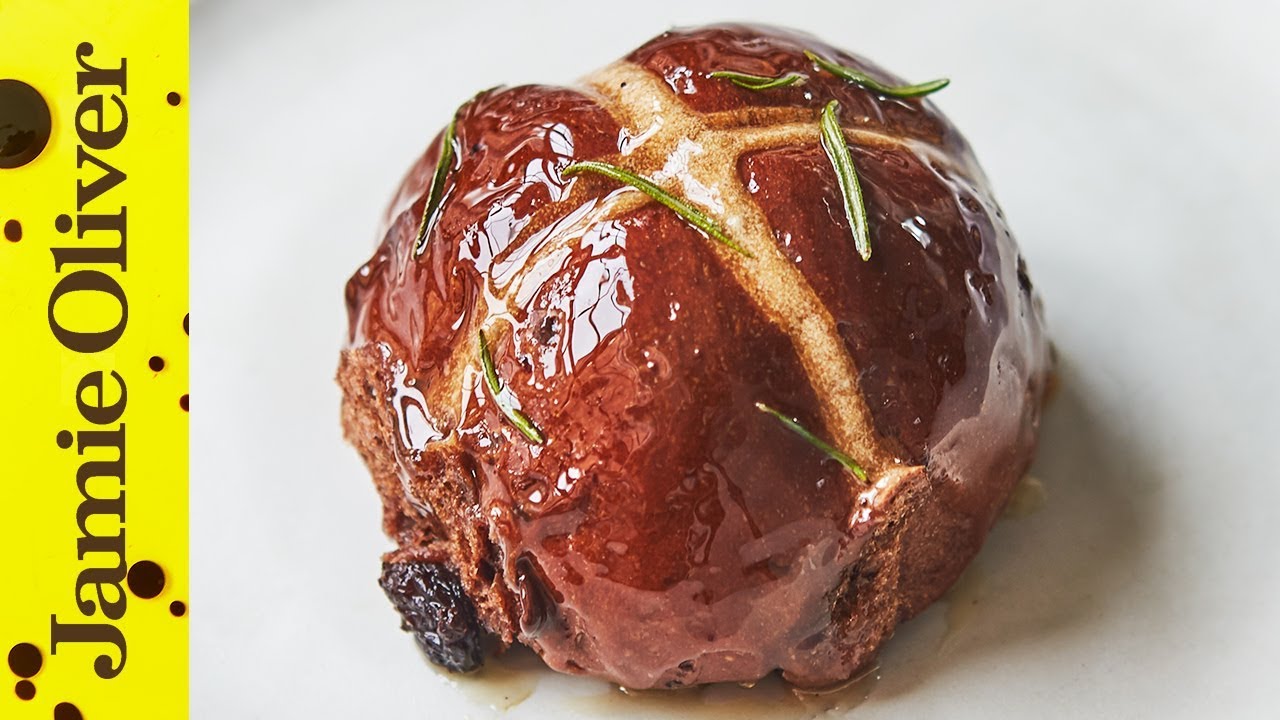 How to make Chocolate Hot Cross Buns | Jamie Oliver