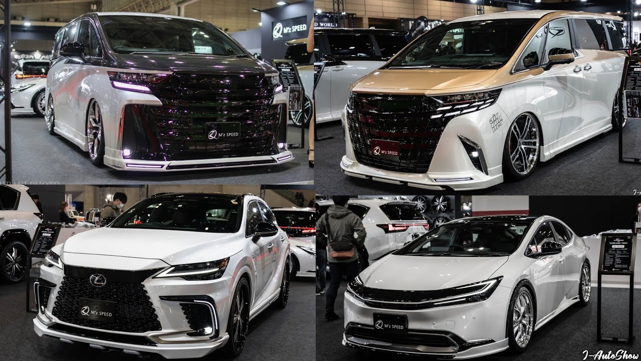 M'z SPEED booth TOKYO AUTO SALON ALPHARD VELLFIRE LEXUS RX LX TAS2024 - エムズスピード ブース 東京オートサロン2024