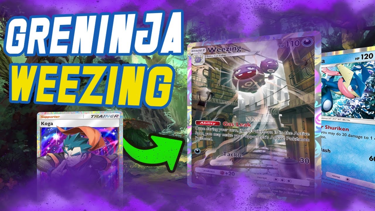 Greninja Weezing Koga is a true NINJA DECK for Pokemon Pocket