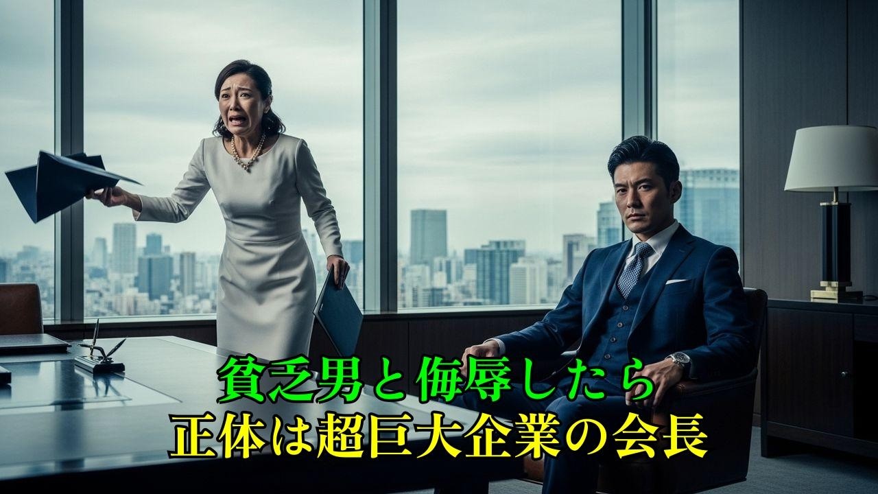 貧乏と見下した男が実は会長？侮辱した女の悲惨な末路...
