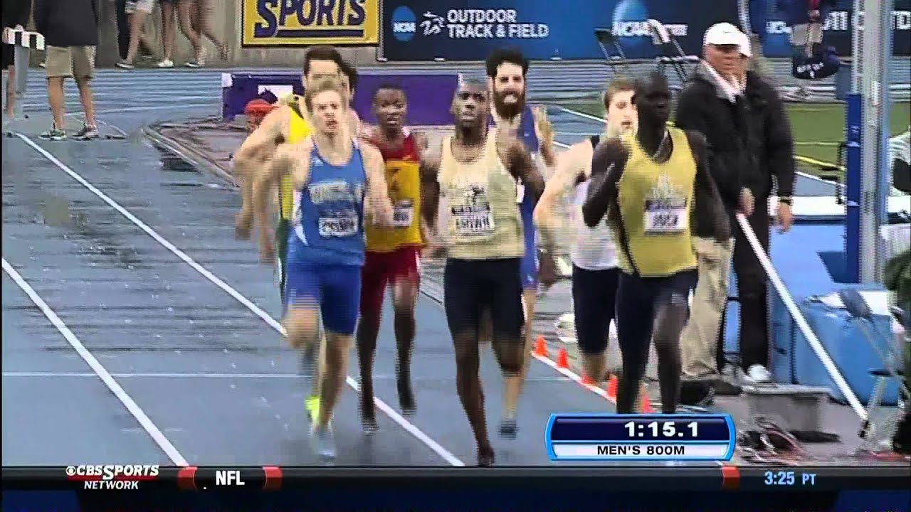 Robby Andrews of UVA Wins the 800m at the 2011 NCAA Outdoor Track & Field National Championship