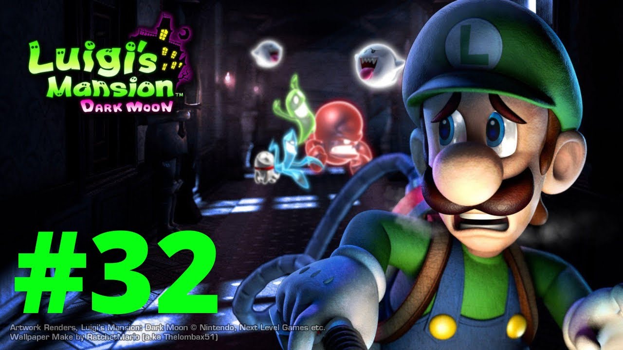 Luigi’s Mansion Dark Moon - Gameplay Walkthrough - King Boo Final Boss! Treacherous Mansion!