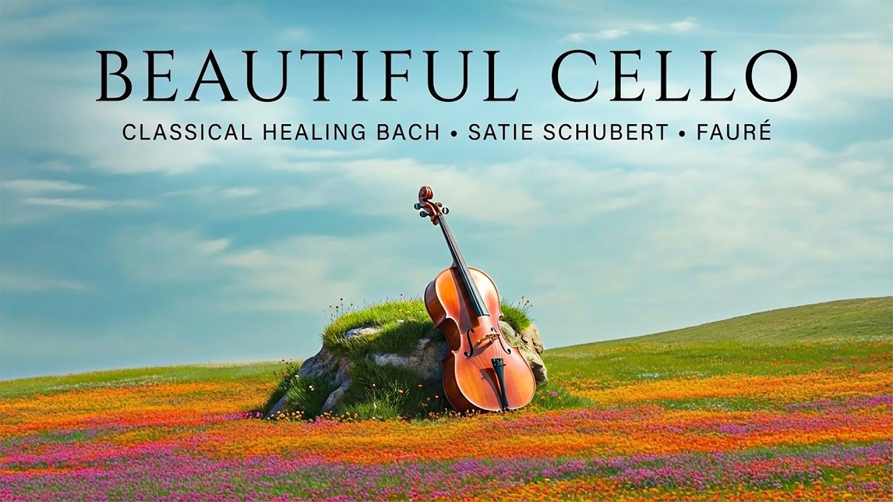 Beautiful CELLO Classical Music for Relaxation and Healing - Bach, Satie, Schubert, Fauré...