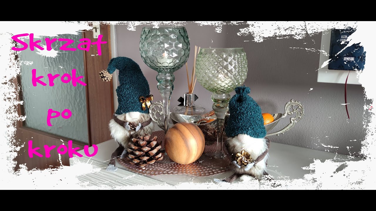 Gnom DIY, prosty skrzat ze skarpetki🎄krok po kroku