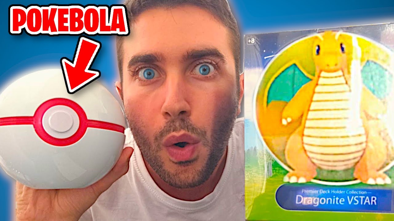 ABRO LA POKEBOLA! Apertura CARTAS POKÉMON de Caja PREMIER DECK HOLDER Collection de DRAGONITE VSTAR