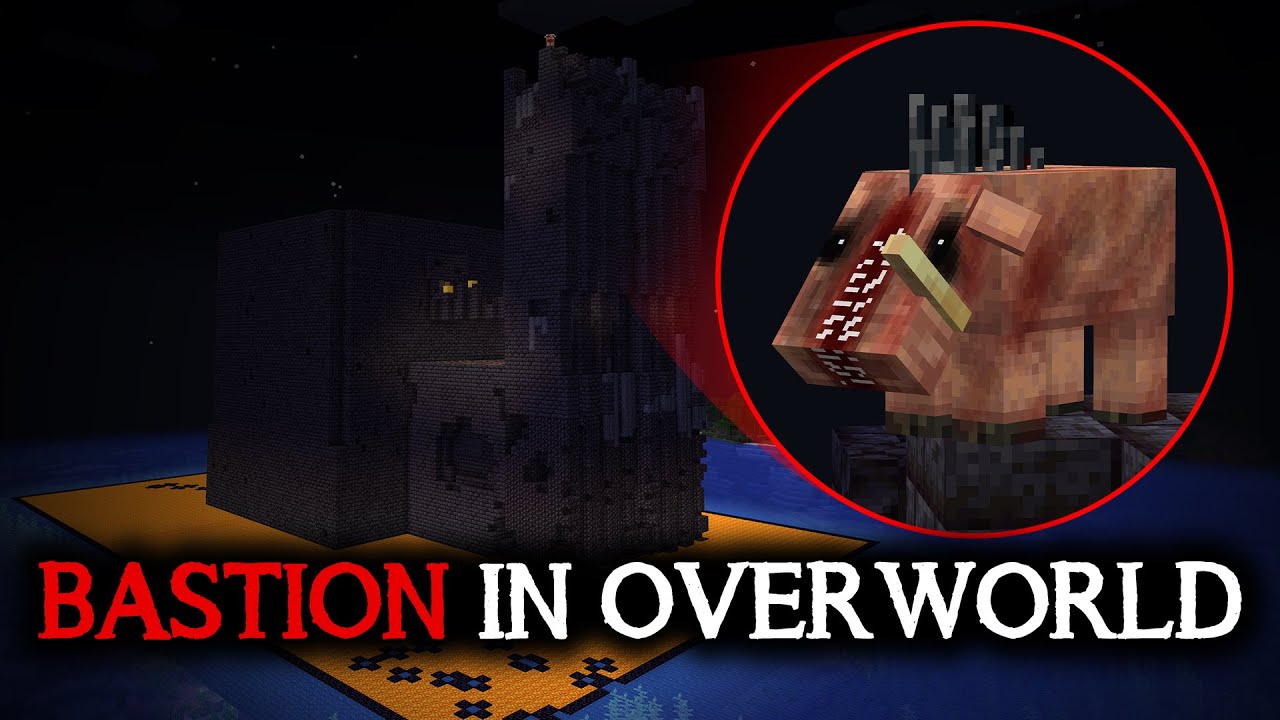A Bastion Spawned in My Overworld With Cursed Hoglins | Minecraft Creepypasta