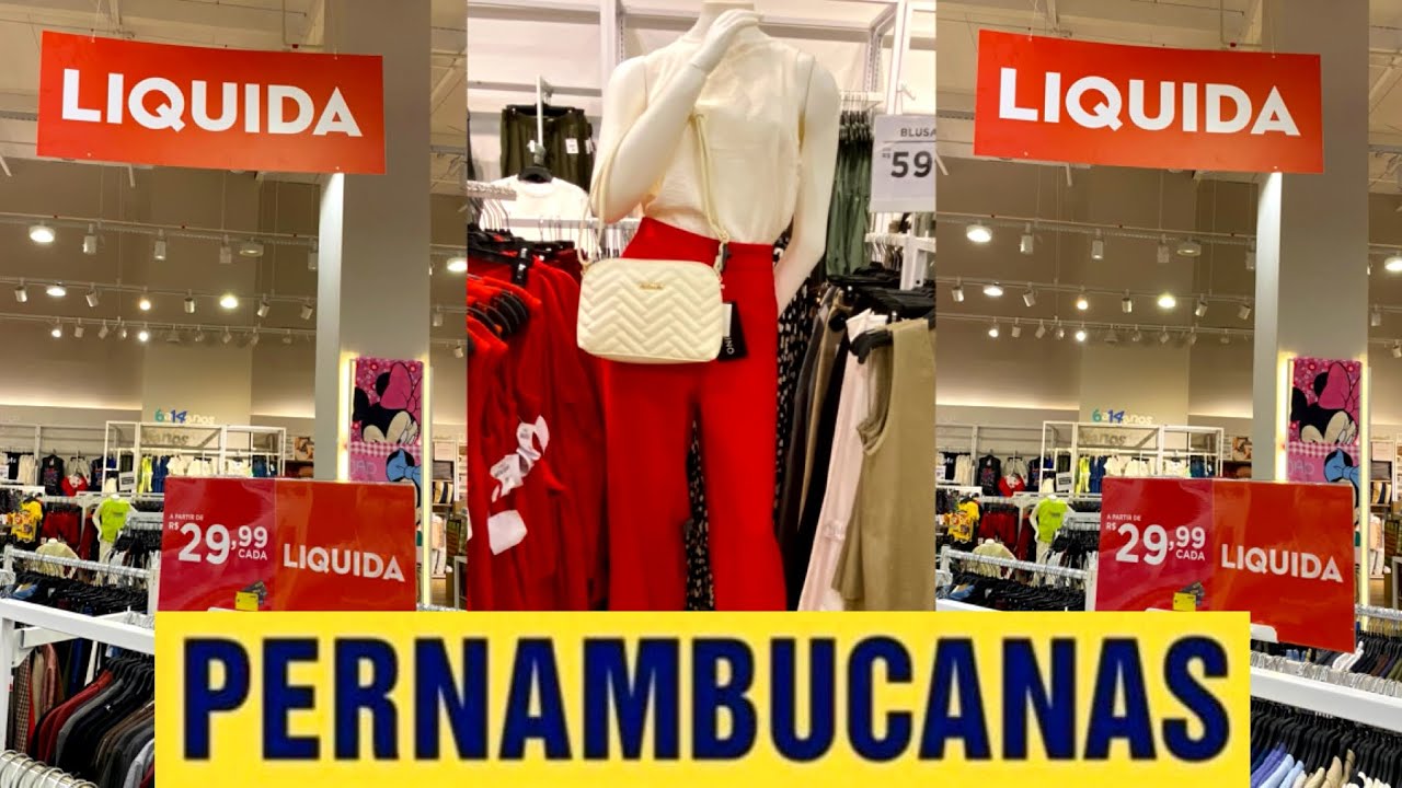 LIQUIDAÇÃO E NOVIDADES PERNAMBUCANAS 