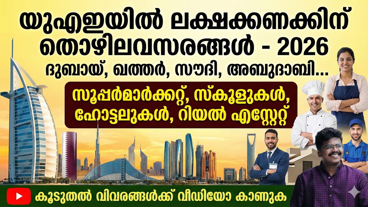 UAE Jobs 2026 Hotel, School, Real Estate, Accountant, Teaching, Finance, Freshers, Dubai, AbuDhabi 