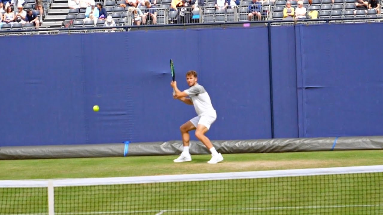 Casper Ruud Forehand Slow Motion - ATP Forehand Technique in Tennis