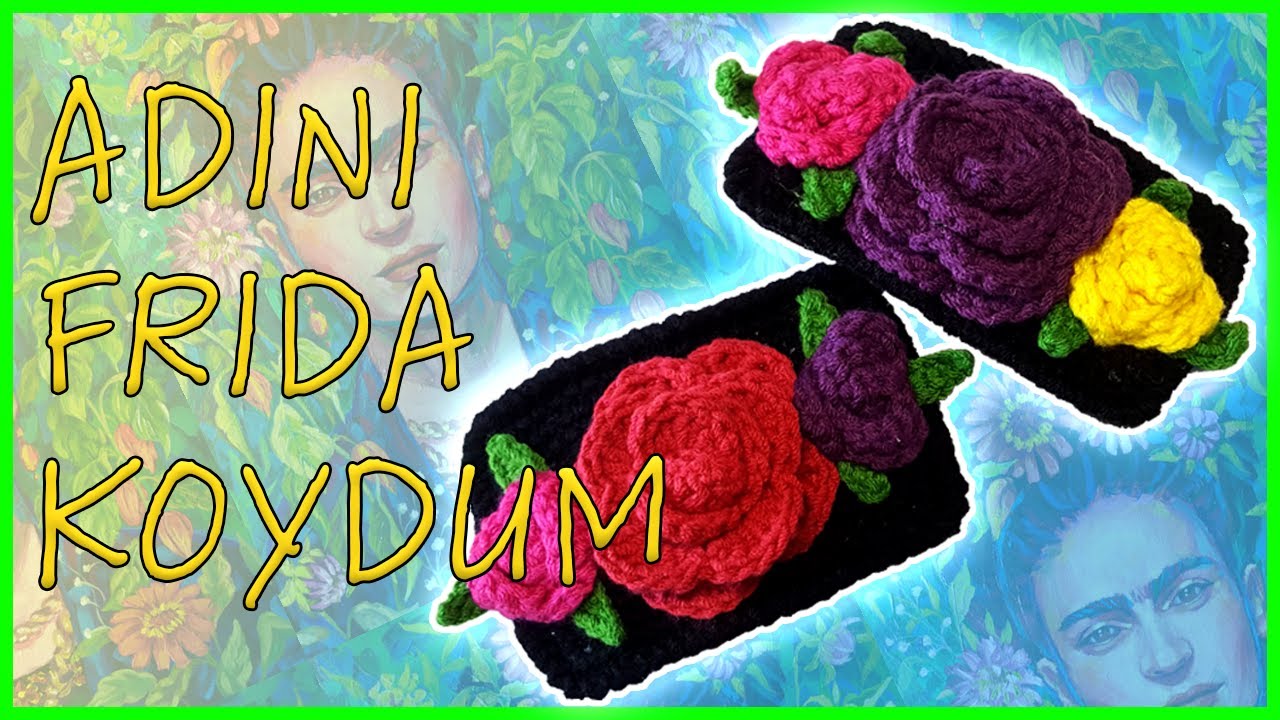 Saçlarımıza Bahar Getiren Toka (Çiçekli Frida Toka)