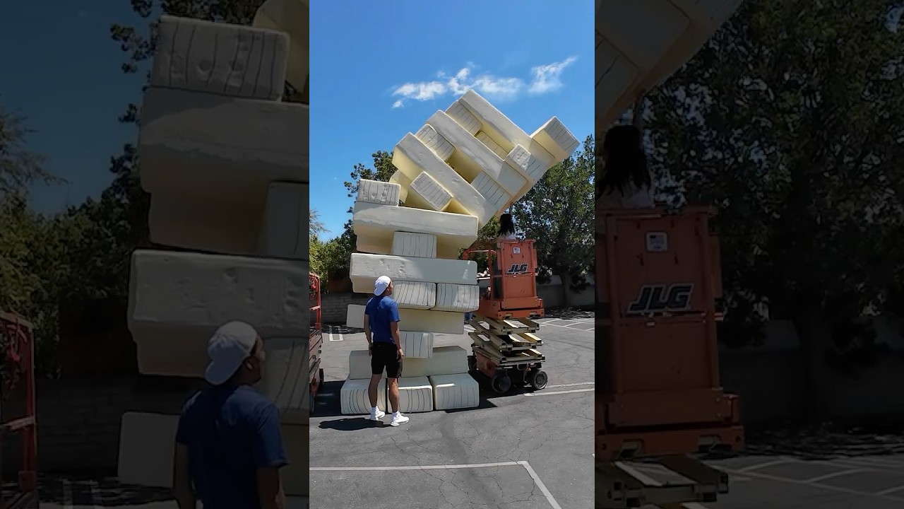 World&rsquo;s BIGGEST Jenga Game with Arden Cho!