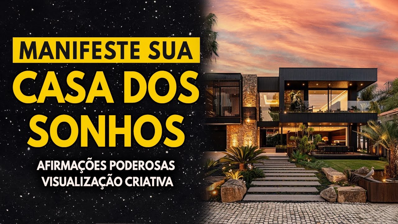A Casa dos Seus Sonhos J&aacute; &Eacute; Sua: Reprograma&ccedil;&atilde;o Mental com Afirma&ccedil;&otilde;es + Visualiza&ccedil;&atilde;o Criativa  🏡