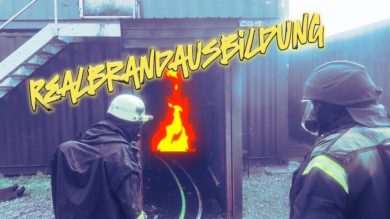 Realbrandausbildung für einige Atemschutzgeräteträger der Feuerwehr Stromberg