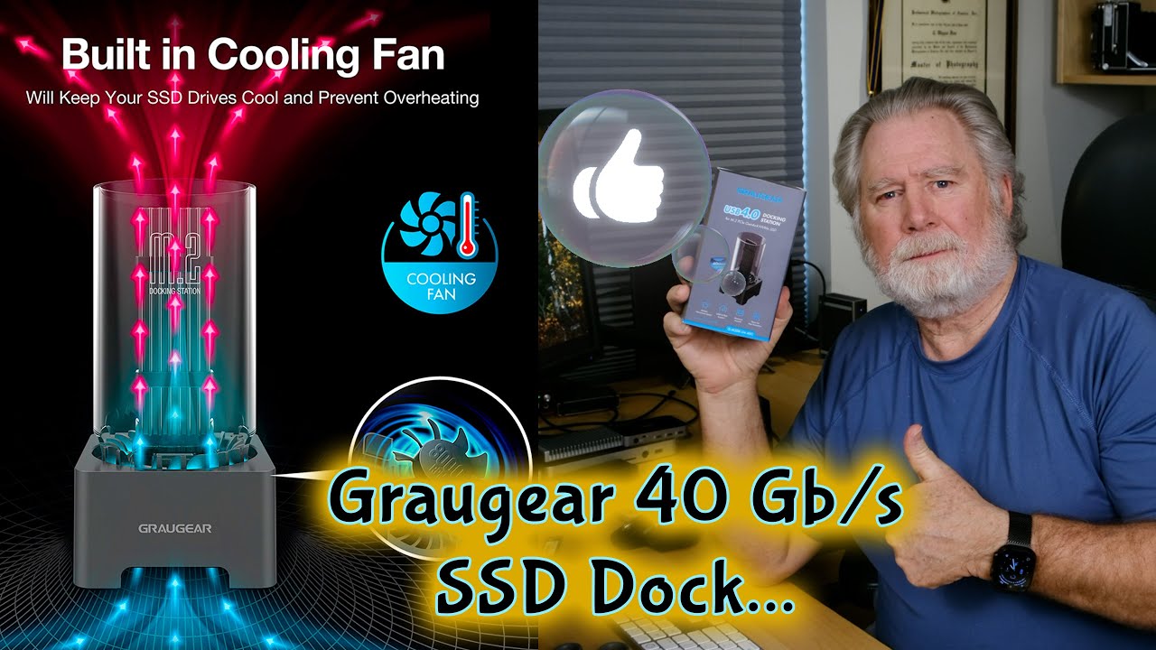 Graugear 40 Gb/s  USB4 SSD Dock ... Handy!