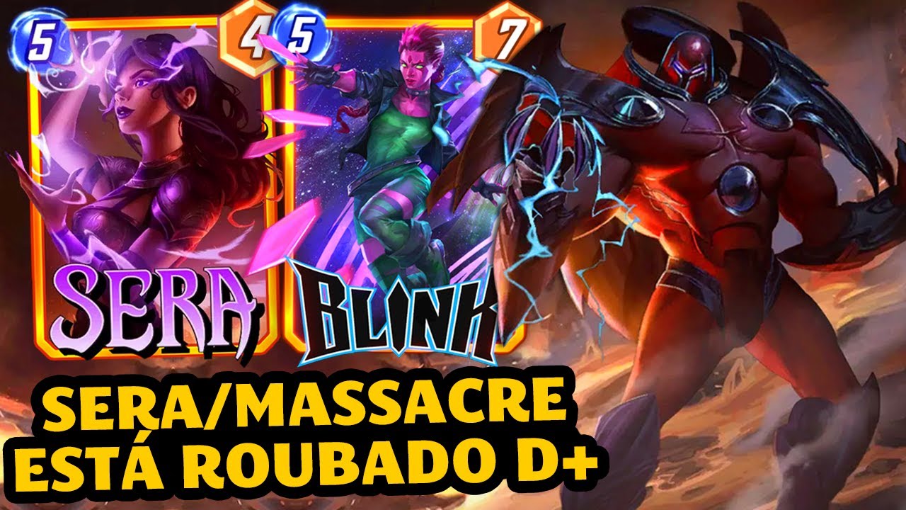 **URGENTE** SERA/MASSACRE ESTÁ ATROPELANDO TODO MUNDO NA RANQUEADA |Marvel Snap