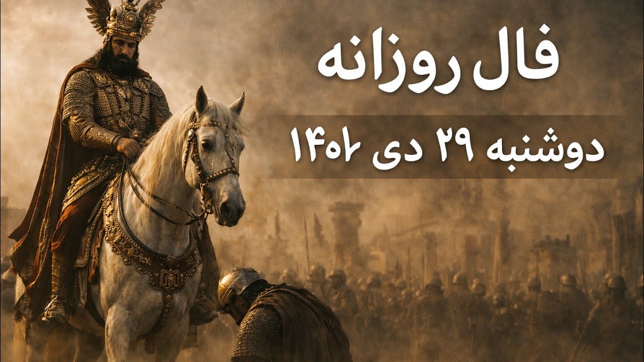 فال روزانه دوشنبه ۲۹ دی ۱۴۰۴