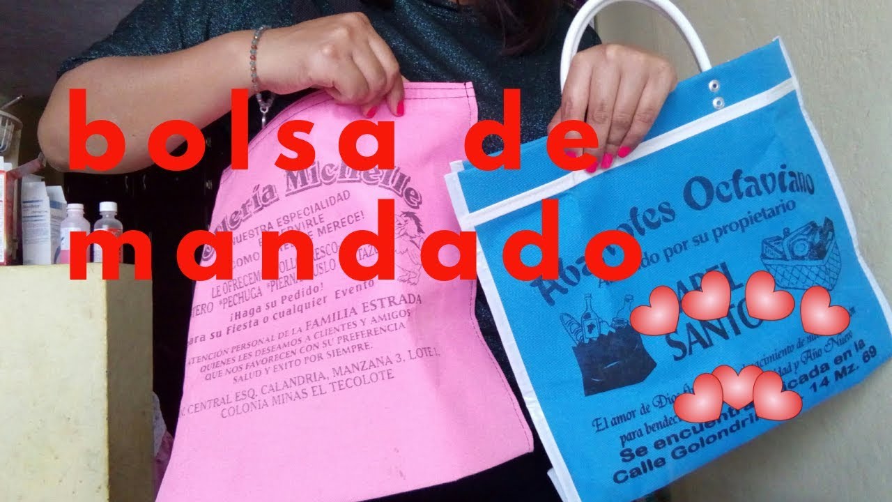GUARDA TUS BOLSAS DE MANDADO DE ESTA MANERA