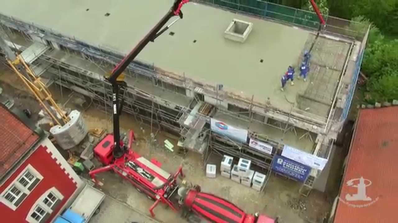 Betonieren einer Geschossdecke