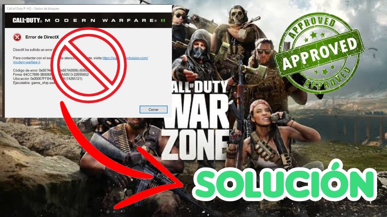 SOLUCIÓN ERROR DIRECTX WARZONE + RENDIMIENTO