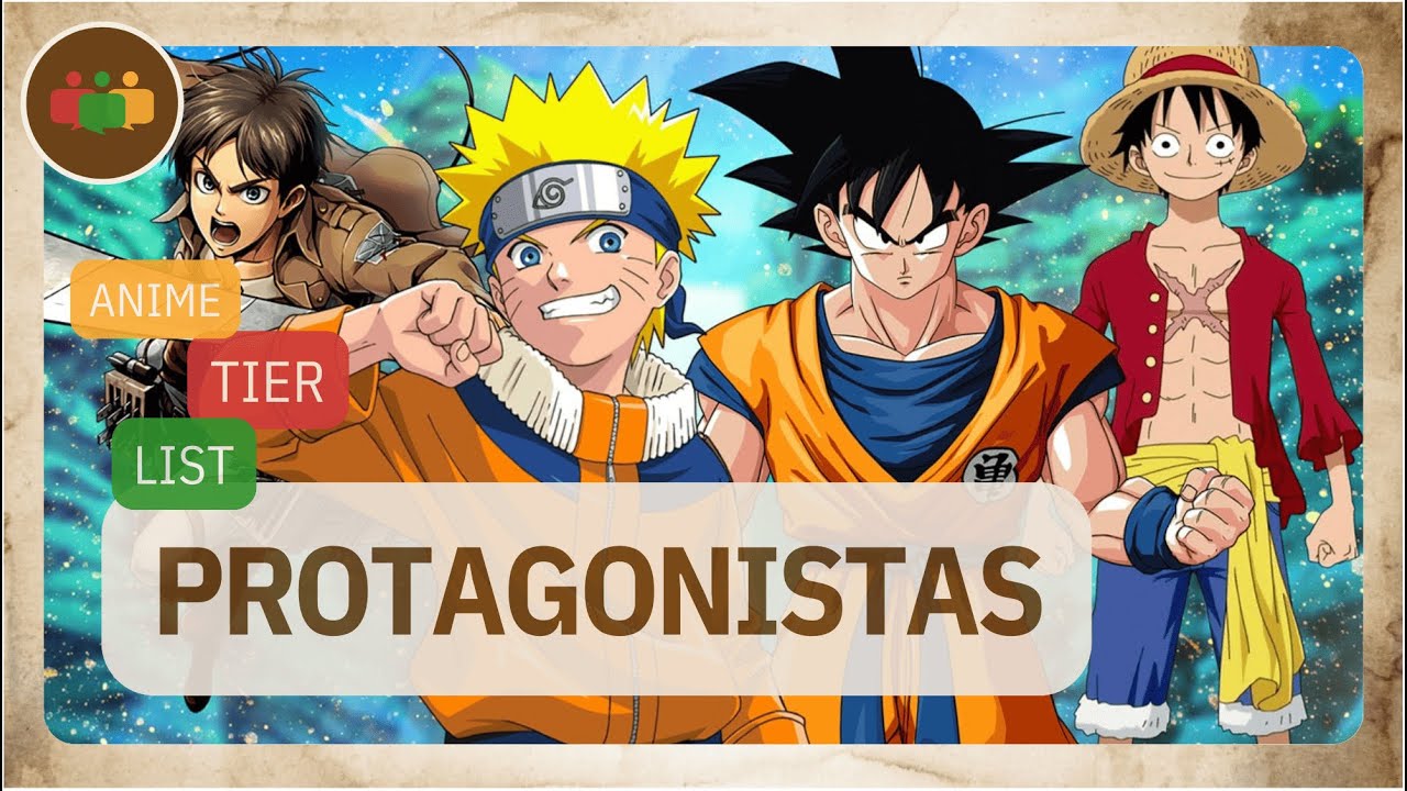 TIER LIST: PROTAGONISTAS DE ANIMES (SEM MASSAGEM)