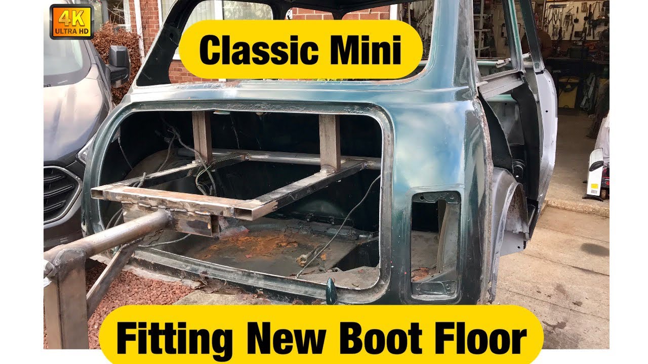 Сборка Classic Mini Mk1 — Как заменить панель пола багажника — Часть 13
