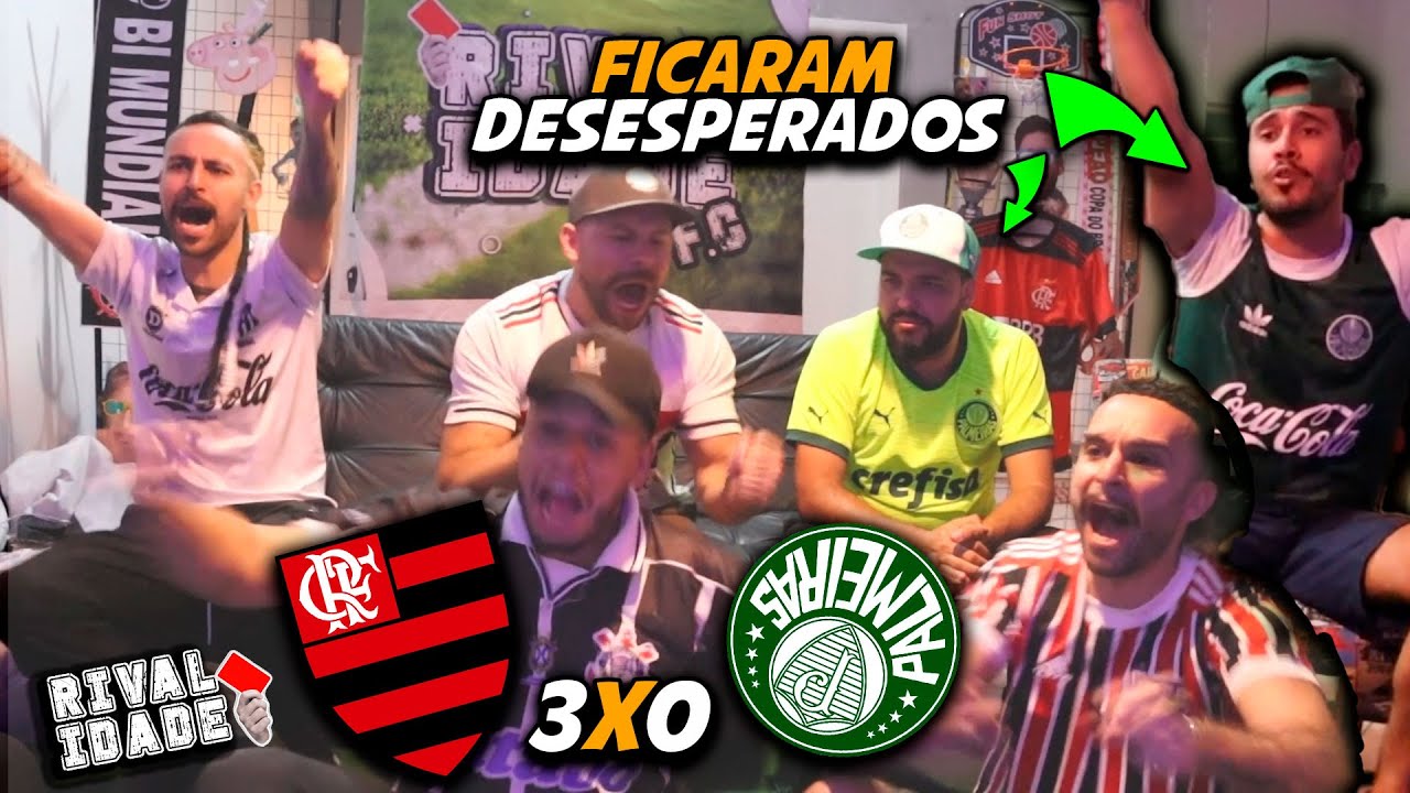 React Flamengo 3x0 Palmeiras | Melhores momentos | Gols | Brasileirão