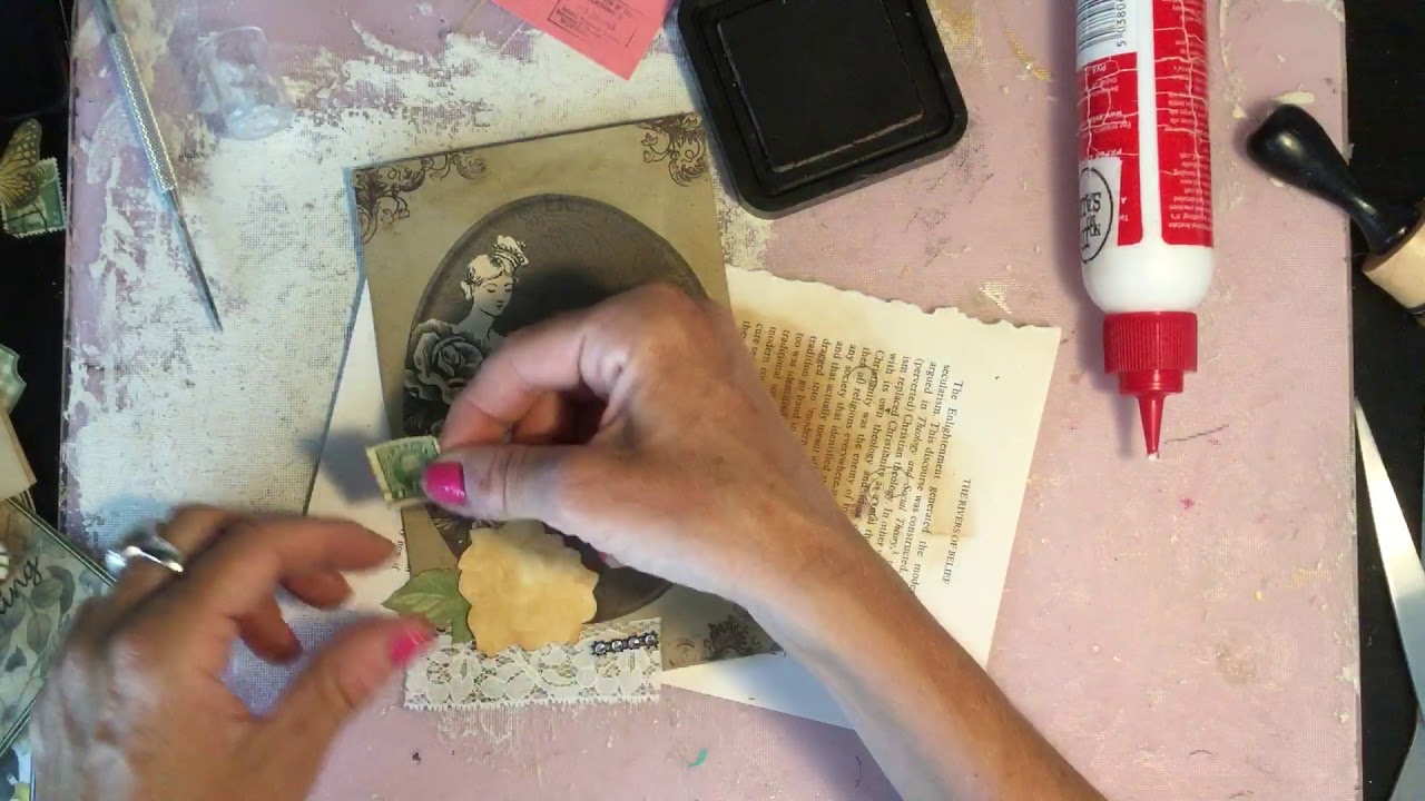 Playing with Gypsy Rose Junk Journal Kit - Episode 2 - Craft with Me