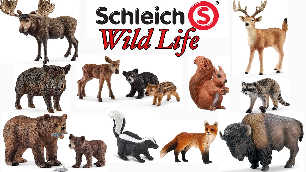 Schleich Wild Forest Animals| 26 Animals | Schleich Animal Collection | Schleich 2020 and More