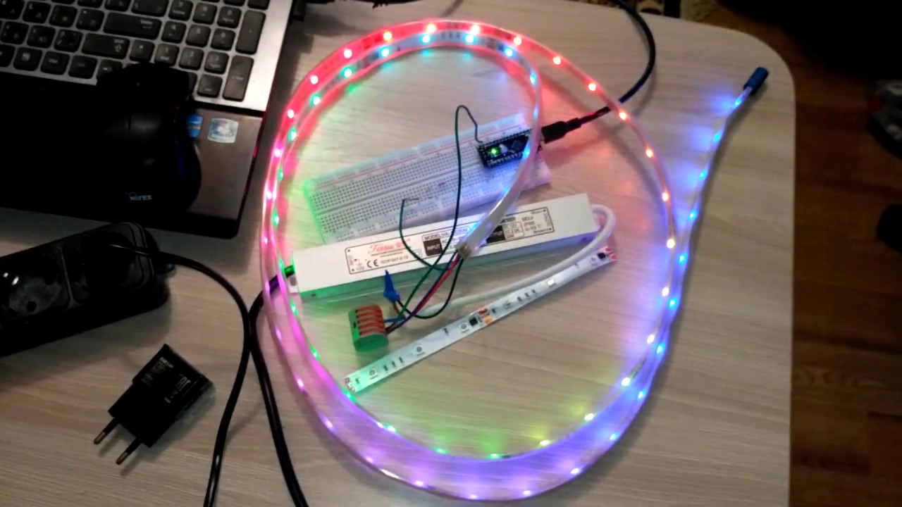 WS2811 (UCS1903) 12V и Ардуино Нано