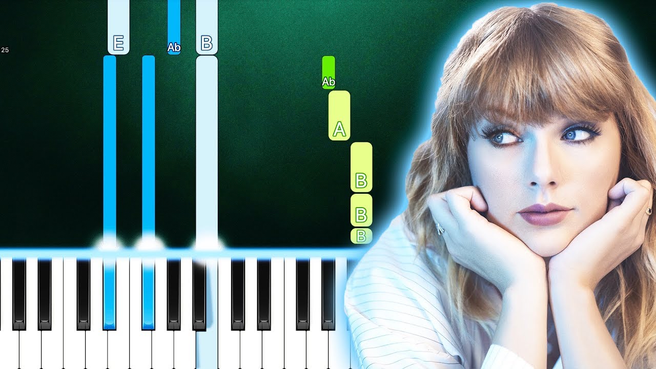 Taylor Swift - Death By A Thousand Cuts (Piano Tutorial) By MUSICHELP