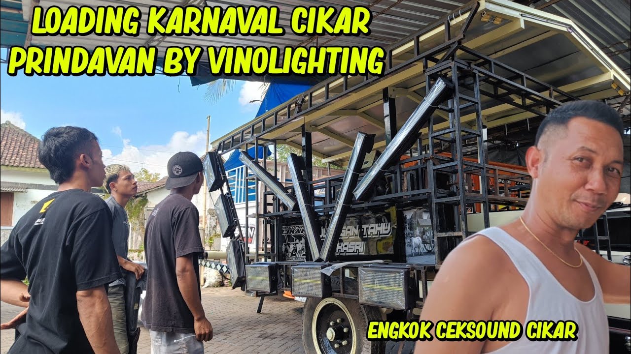 loading pawai Cikar prindavan markas Riswanda by vino lighting 