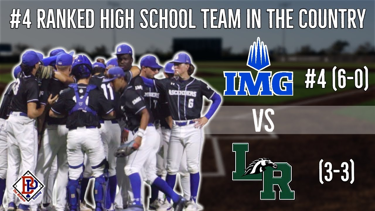 #4 Nationally Ranked IMG Academy Baseball Team is Loaded with D1 Commits! Game 7 Highlights