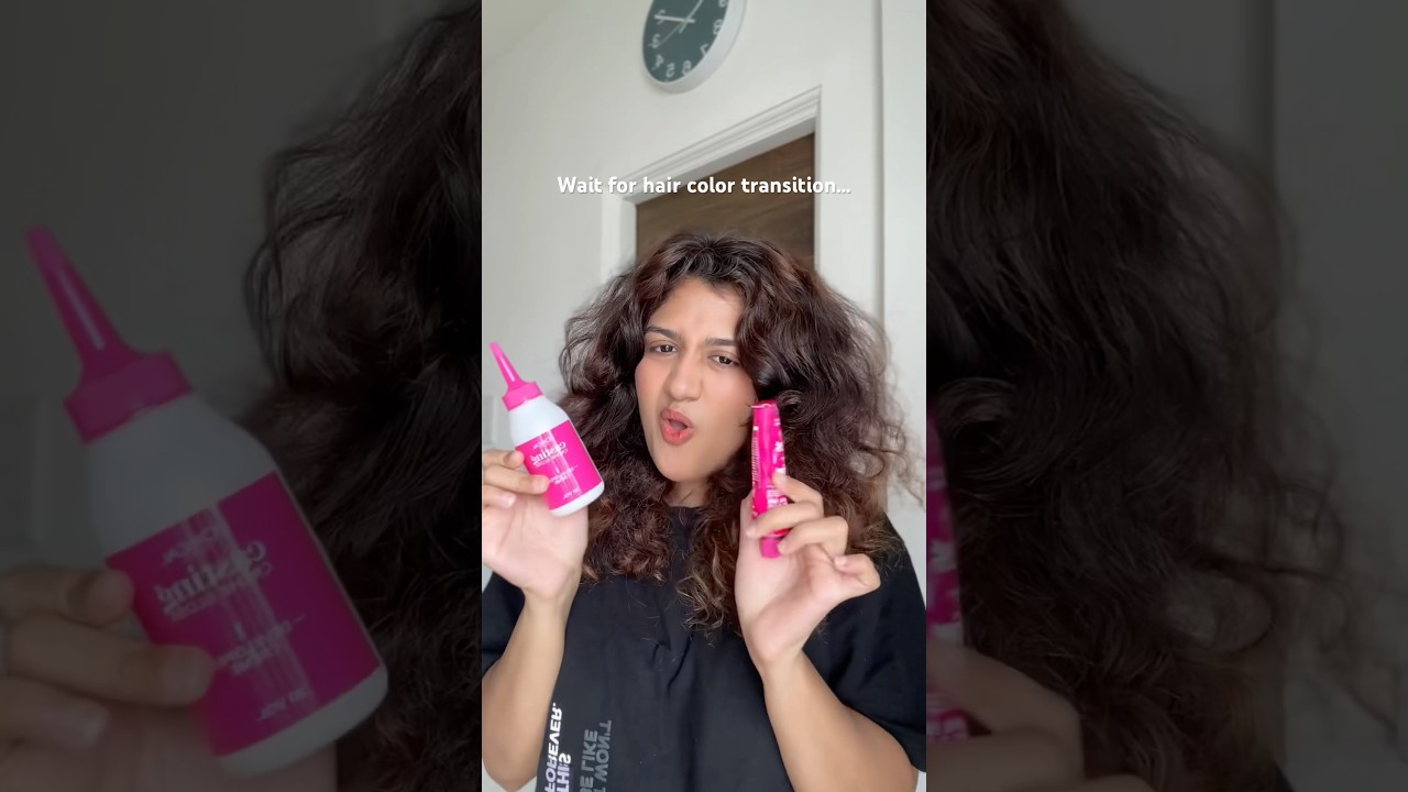 Hair color transformation | loreal Paris casting cr&egrave;me gloss 535 chocolate