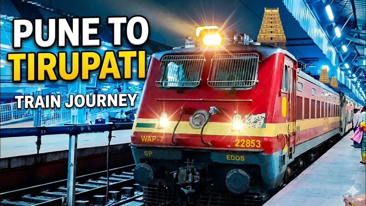 Day 1 || Pune to Tirupati by Train || Pune to Tirupati Balaji || तिरुपती बालाजी दर्शन ||