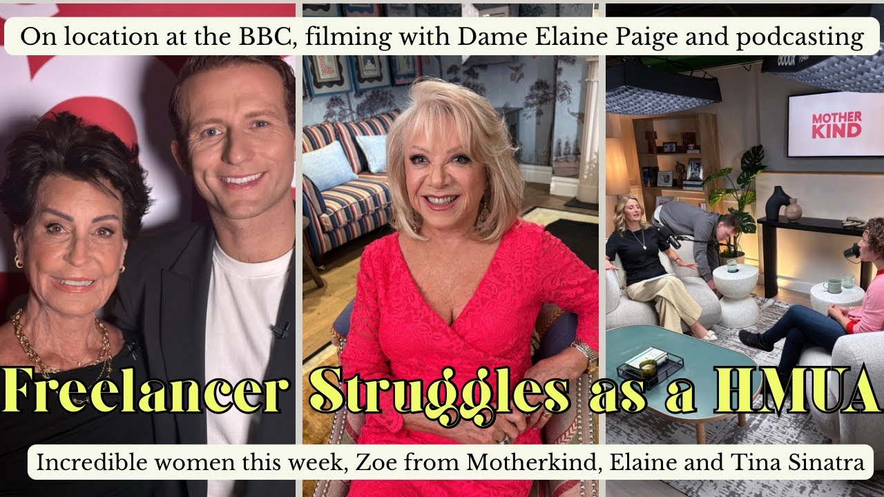 Frustrations as a freelance makeup artist! Celeb filming at the BBC and podcast life!