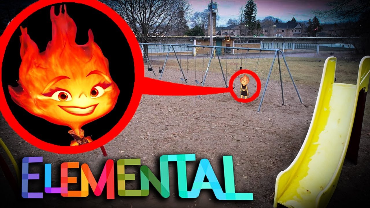 Mój Dron Uchwycił Ember Lumen Z Filmu - Między Nami Żywiołami Elemental Kompilacja