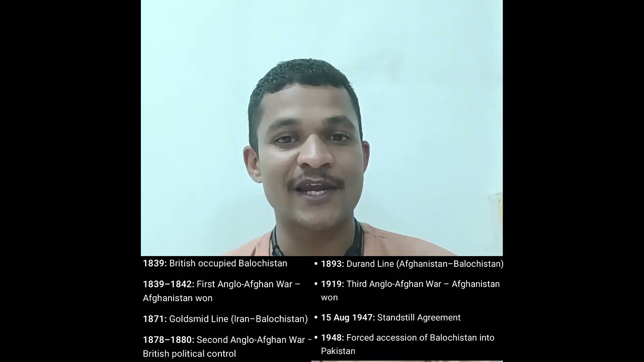 Pakistan - Balochistan Conflict (History) Explained by Pankaj.