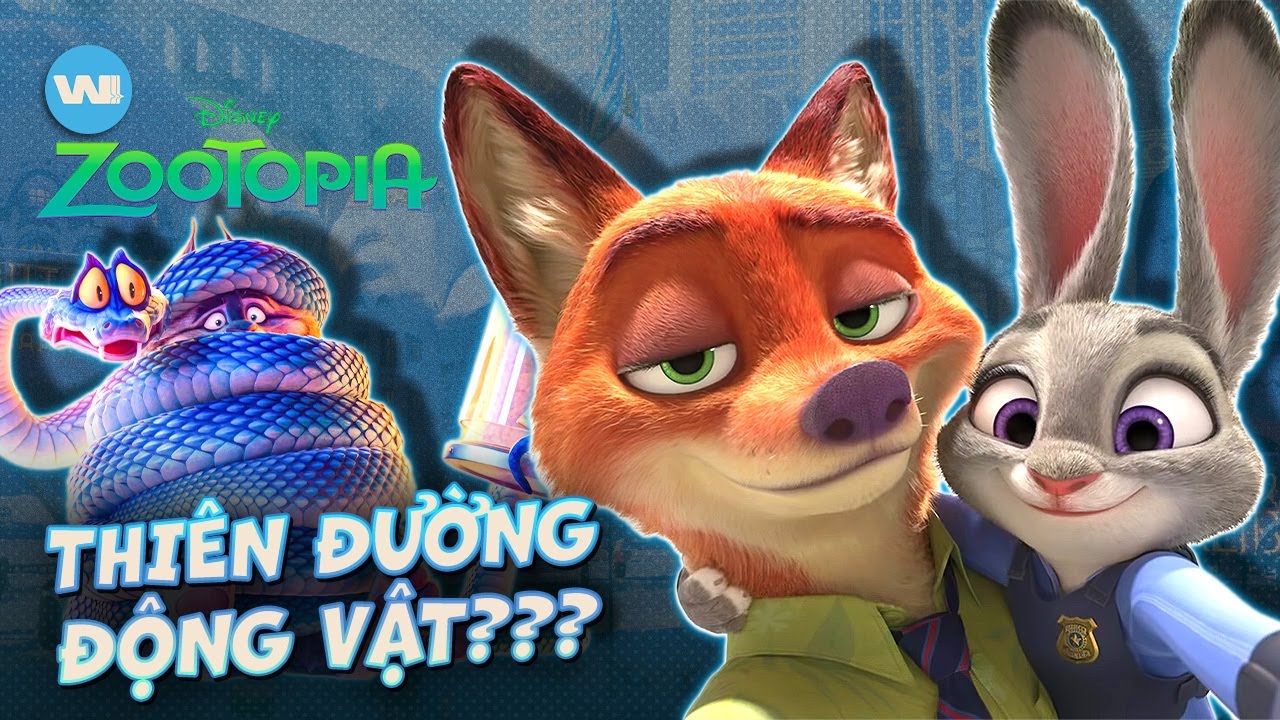 GIẢI MÃ TẤT TẦN TẬT CÁC KHU VỰC LỚN Ở BẢN ĐỒ THÀNH PHỐ ZOOTOPIA