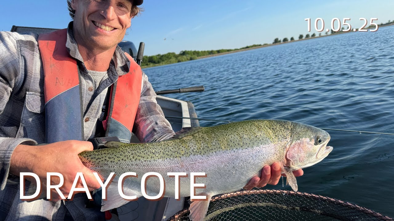 #35 ДРЕЙКОТ - 6,5-фунтовая радуга с 37 на лодке, ловля форели нахлыстом #поймалинаотпусти