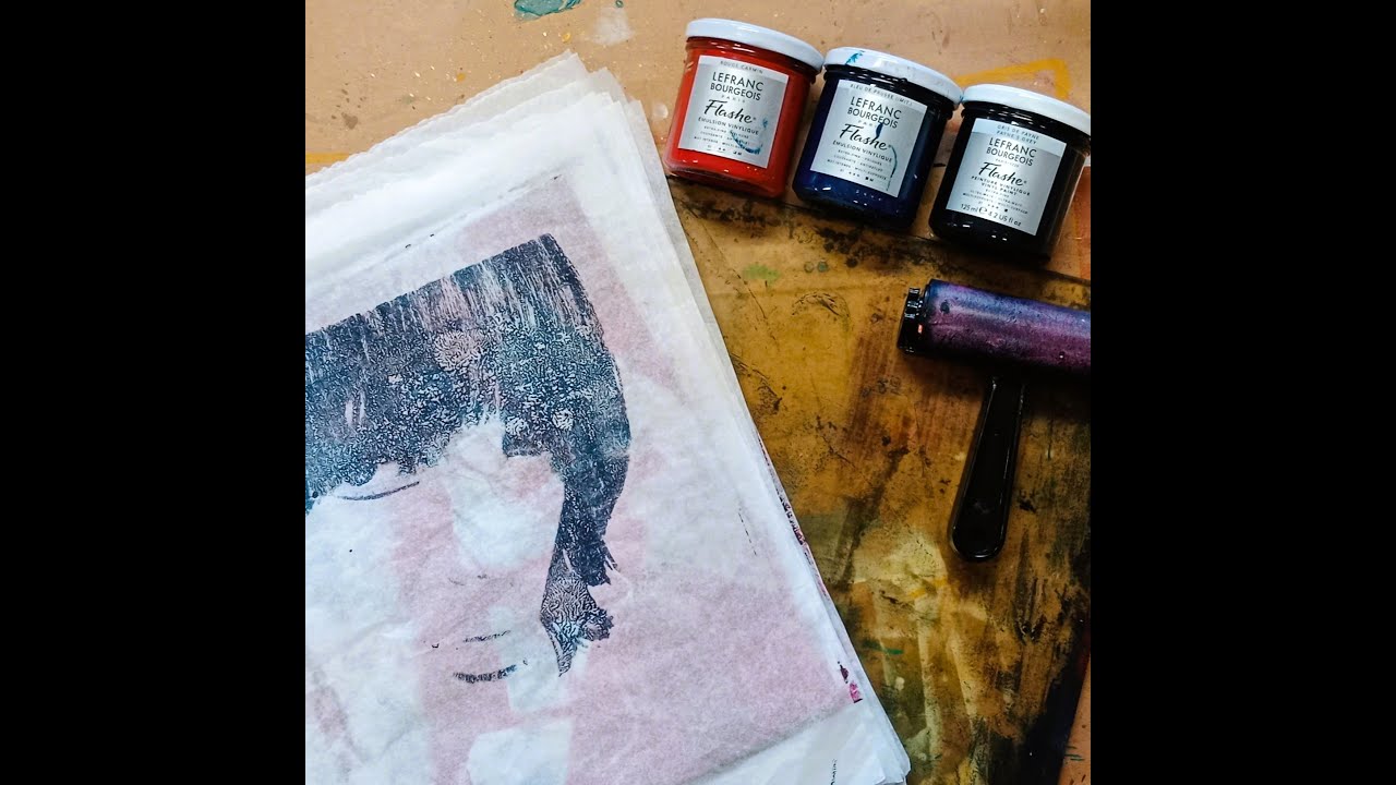 Transfert avec la Gel Press ✨
