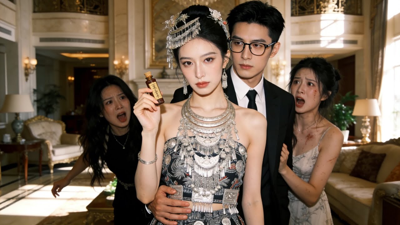 苗族少女憑秘術驚艷豪門，霸總全程寵溺護妻，手撕綠茶毫不手軟#短劇 #霸總 #奇幻 #女頻 