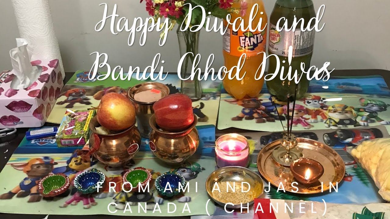 Happy Diwali to all of you from Ami and Jas in Canada (Channel)/ Diwali Celebration in Canada.