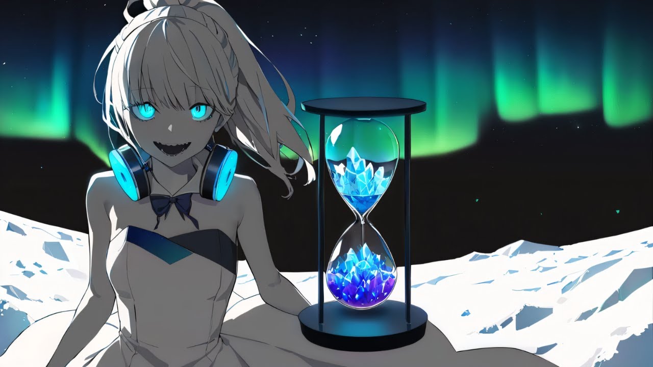 【フリーBGM】Frozen Hourglass Night - 北夜ノ幻幕 | Dark Ambient / Speedcore / Hyper Electro / Vocaloid Style