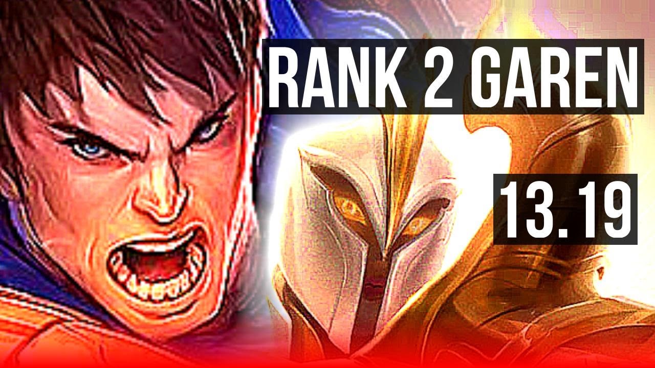 GAREN vs KAYLE (TOP) | Rank 2 Garen, 2.0M mastery, 1100+ games | KR Grandmaster | 13.19